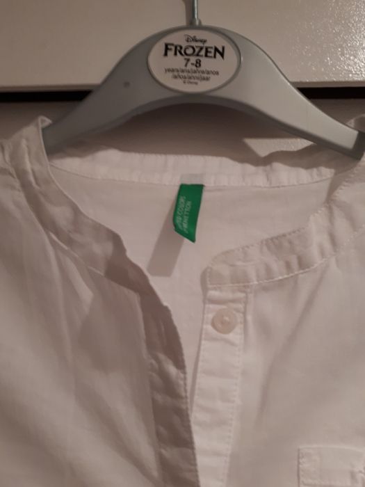 Camisa Benetton menina 6-7 anos