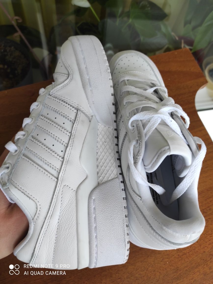 ОРИГІНАЛ 100% Кросівки Adidas Forum Bold Stripes Shoes White Id6843