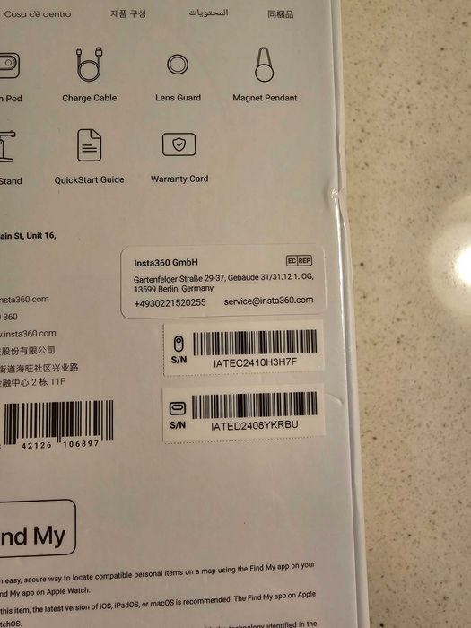 Insta360 GO 3S 128 GB 3 Anos de Garantia Edição Standard (Selado)