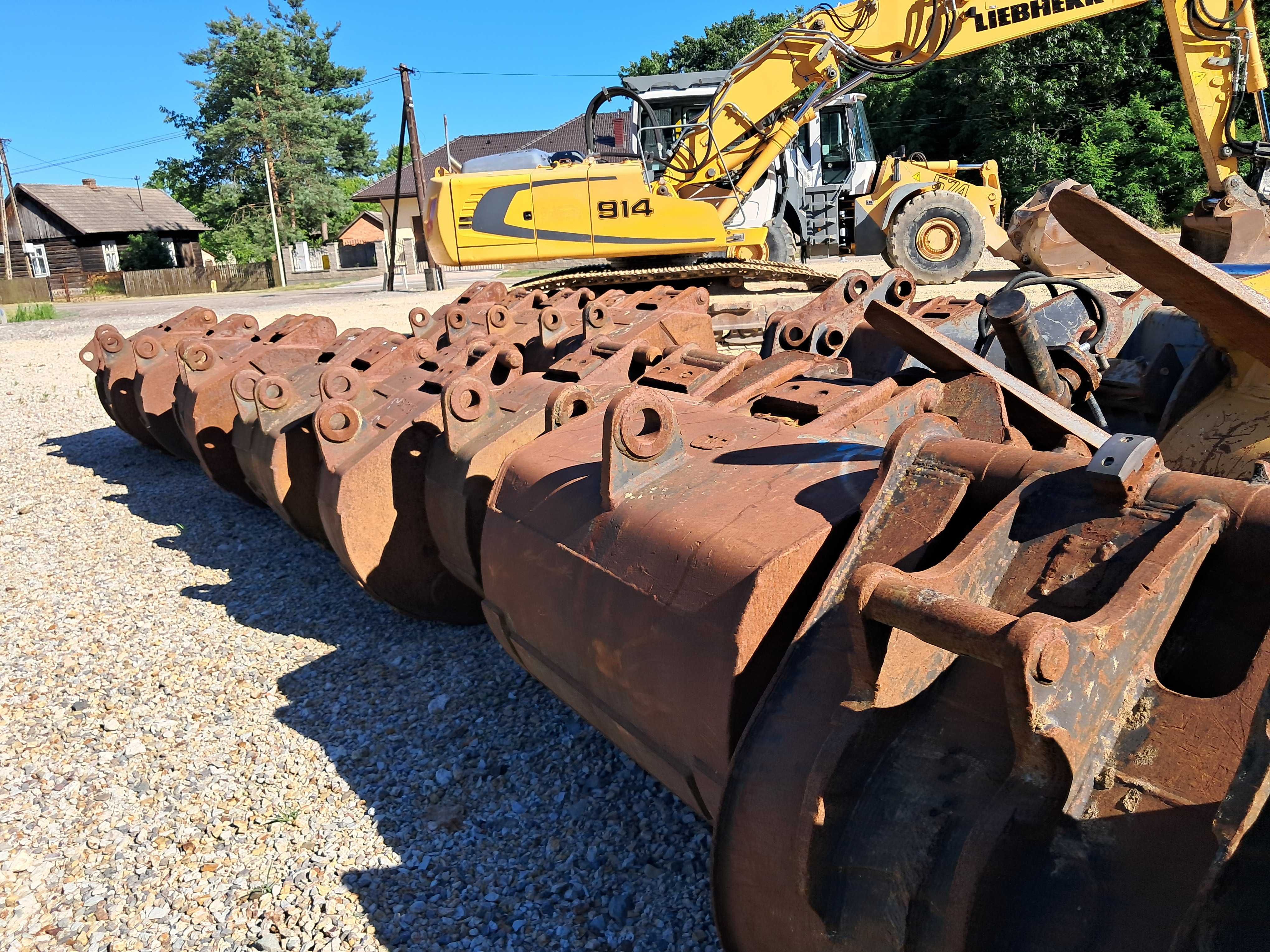 Łyżki do koparki Mecalac Liebherr Caterpillar