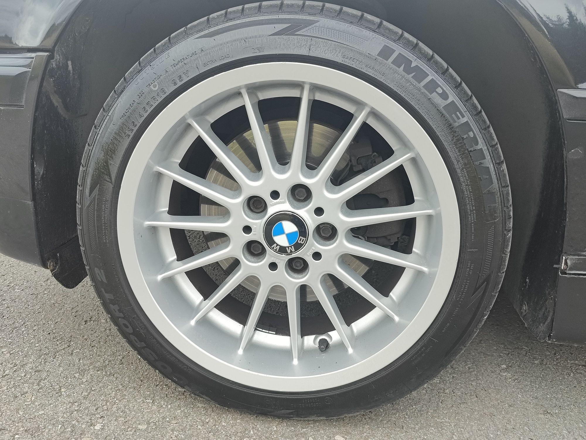 Koła BMW E38 styling 32 s32 8j i 9j z oponami.