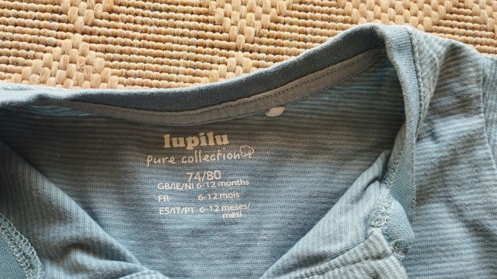 Lote de T-shirts de manga comprida bebé 9-12 meses