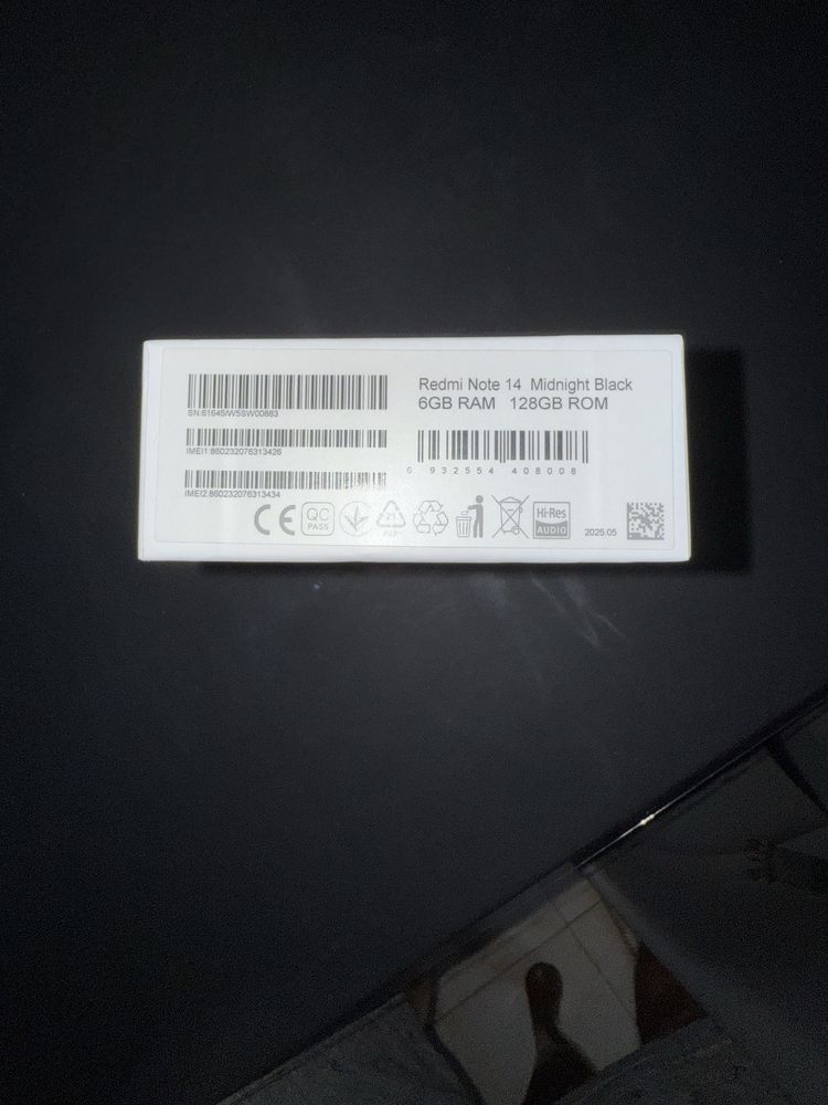 Redmi Note 14 6GB RAM 128GB