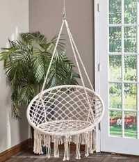 Підвісне крісло садове Boho гойдалка Boho підвісна качеля плетена бохо