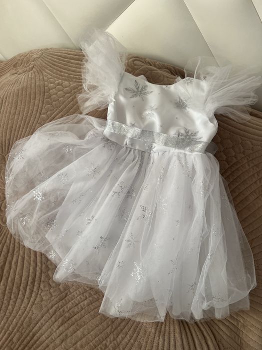 Сукня плаття сніжинки сніжинка