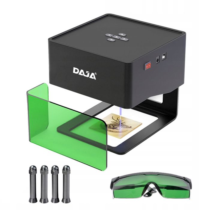 Гравер лазерний портативний DAJA DJ6 80х80мм 3W. Гравировщик