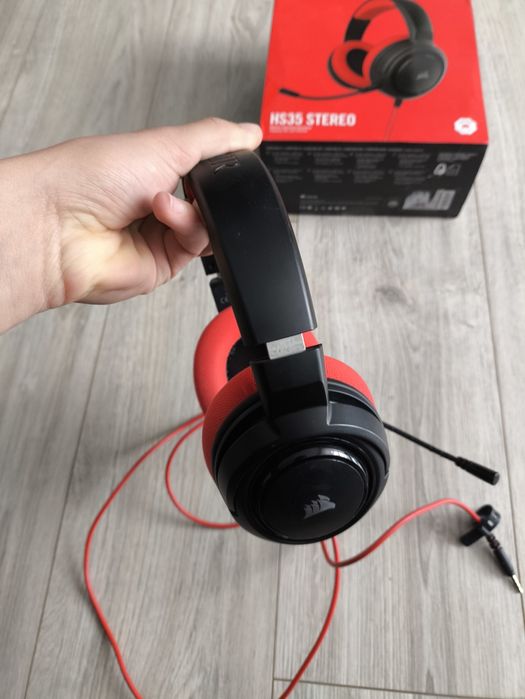Słuchawki gamingowe Corsair hs35 stereo z mikrofonem.