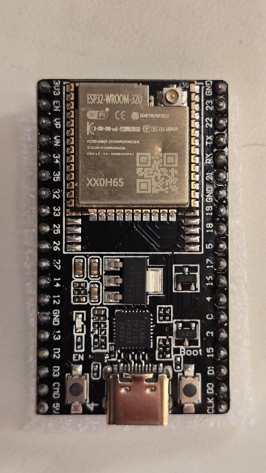 Плата розробника esp32-wroom-32u