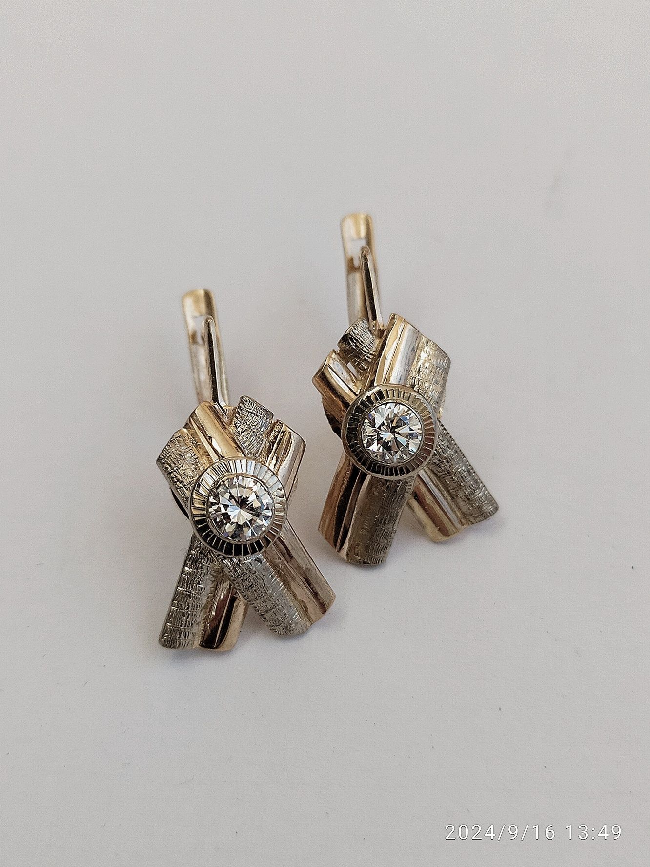 Серьги золотые  сережки