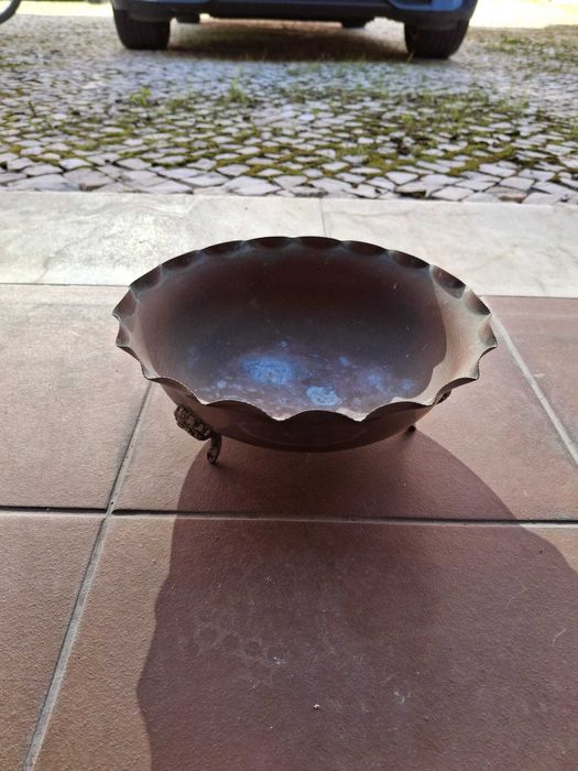 Taça vintage de metal