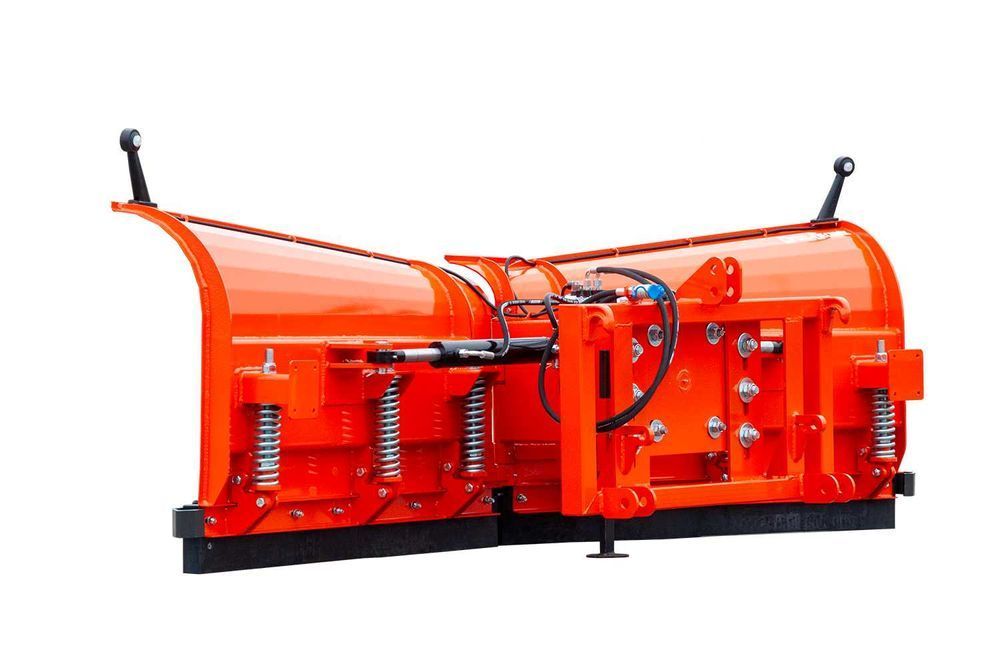 Pług komunalny składany Metal Technik do ładowarki ciągnika wózka MOC!