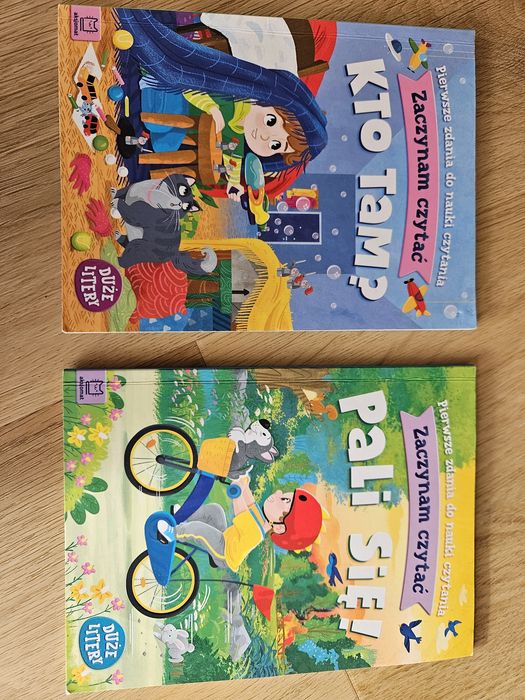 Książeczki Zaczynam czytać Kto tam Pali się