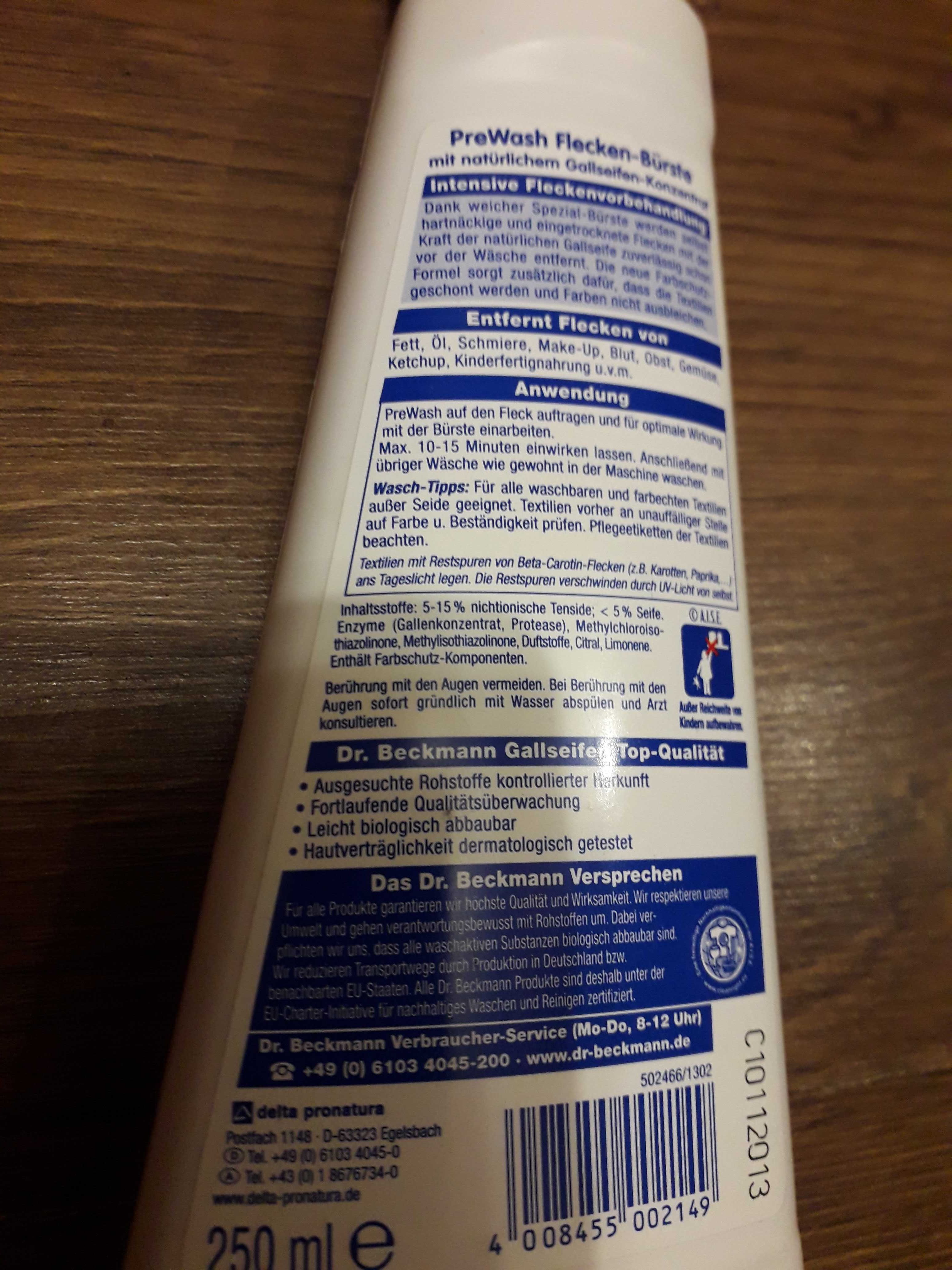 Dr. Beckmann Odplamiacz Ze Szczoteczką 250ml