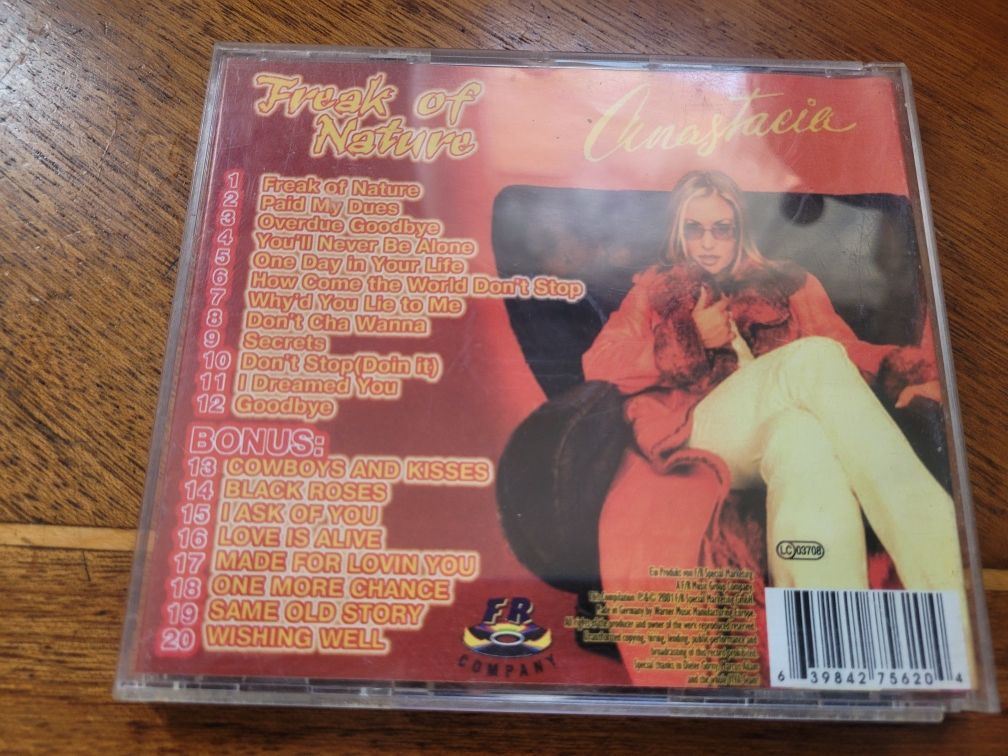 CD Anastacia Freak of Nature + 8 Bonus 2001 FR Company