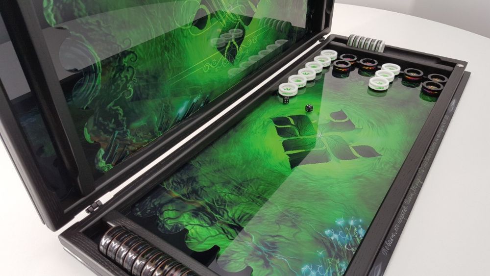 Нарды Именные. Инициалы под заказ 1-3 дня. Подарок мужу. Art-limit