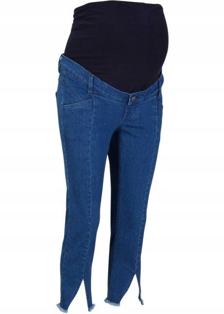 B.P.C ciążowe jeansy ciemne capri r.52