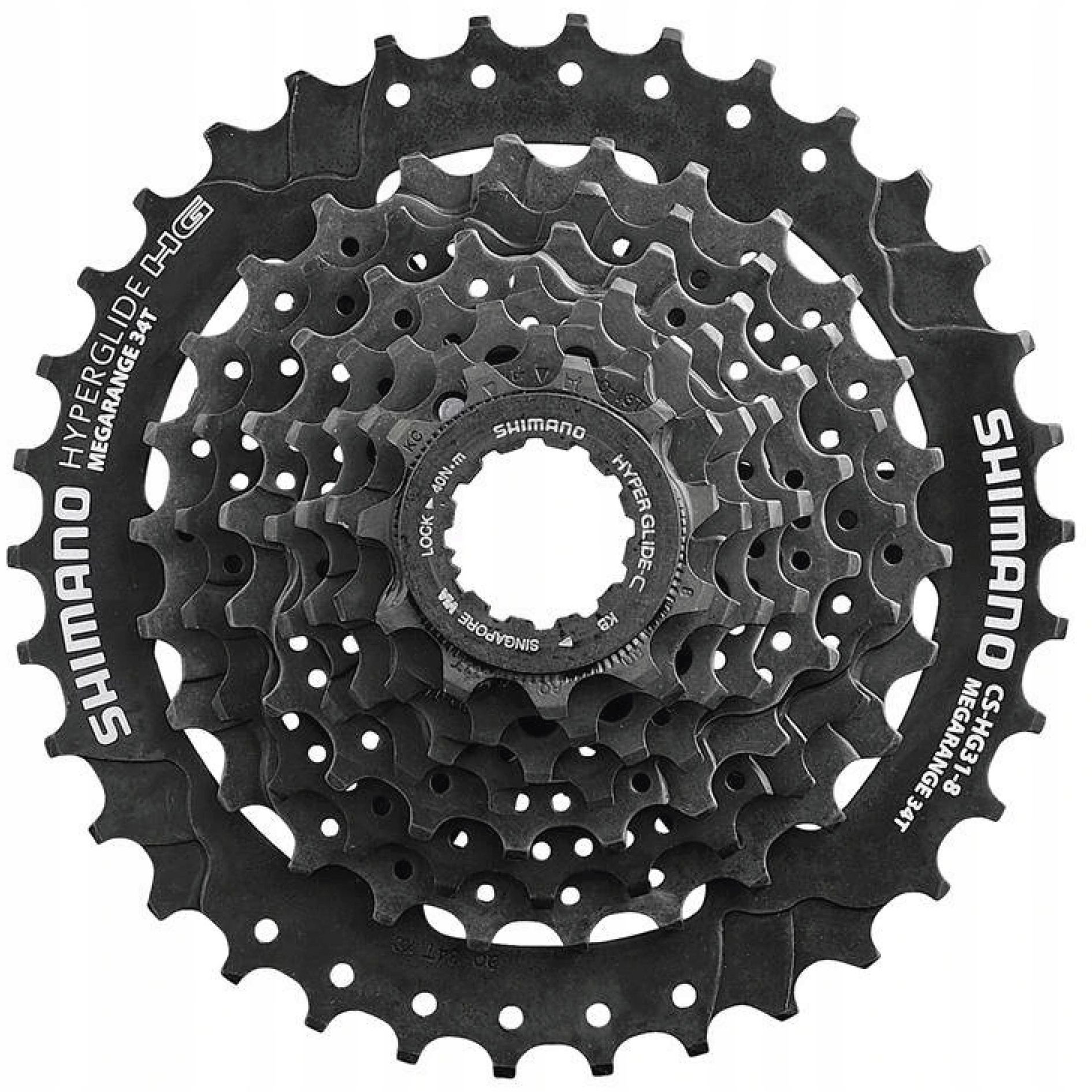 Shimano CS HG31 8 rz 11T 34T kaseta czarna MTB