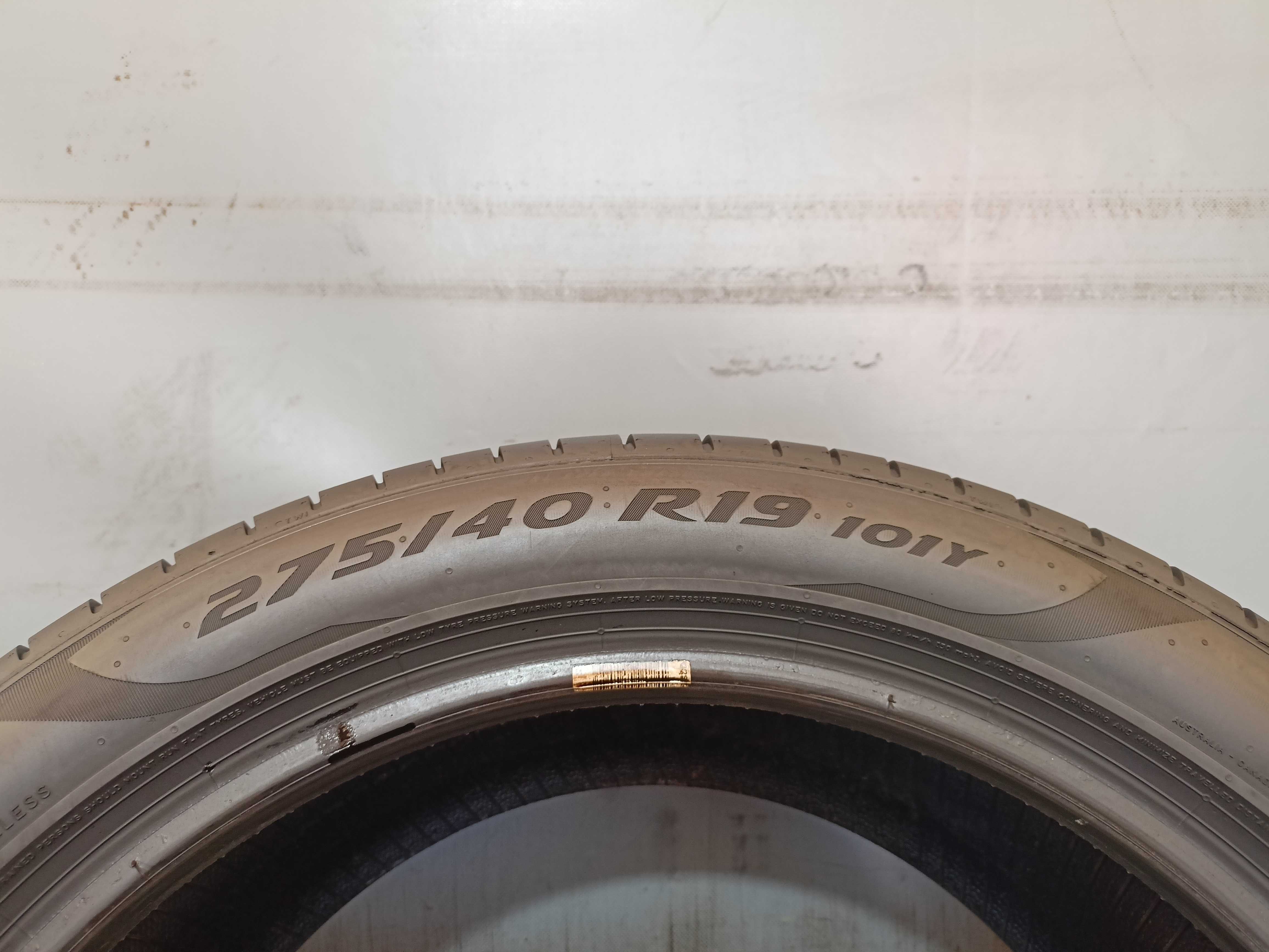 Pirelli P Zero RSC 275/40/19 2022 rok 101Y 6,3mm (2115)