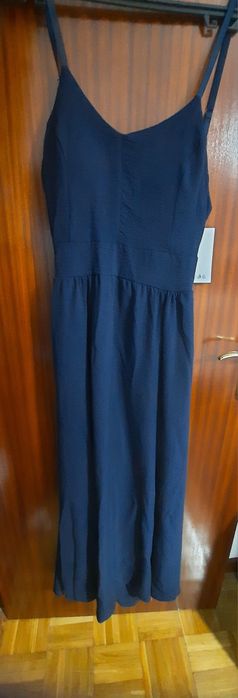Vestido azul escuro