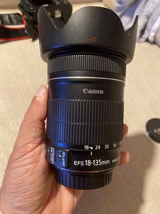 Canon 7D + lente 18-135mm