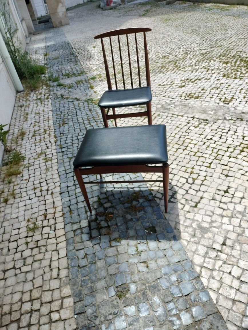 Conjunto de cadeiras anos 70 originais