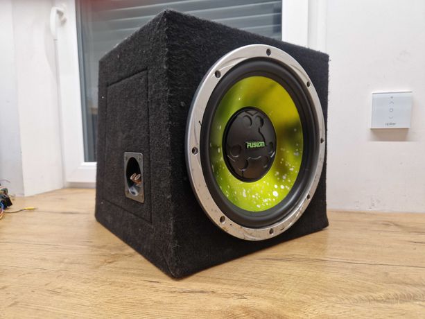 subwoofer,skrzynia basowa zamknięta fusion