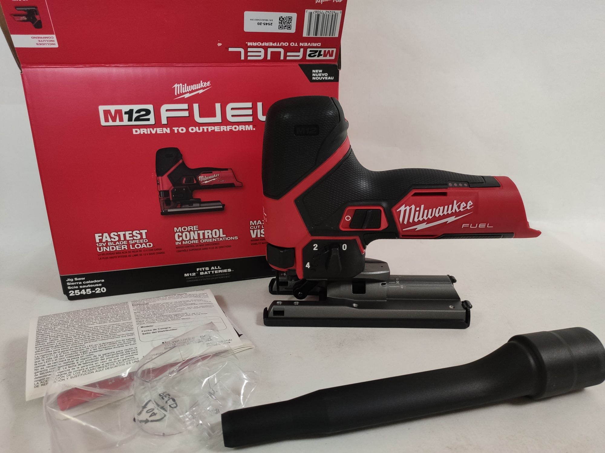 Оригінальний безщітковий лобзик Milwaukee M12 FUEL 2545-20 пила