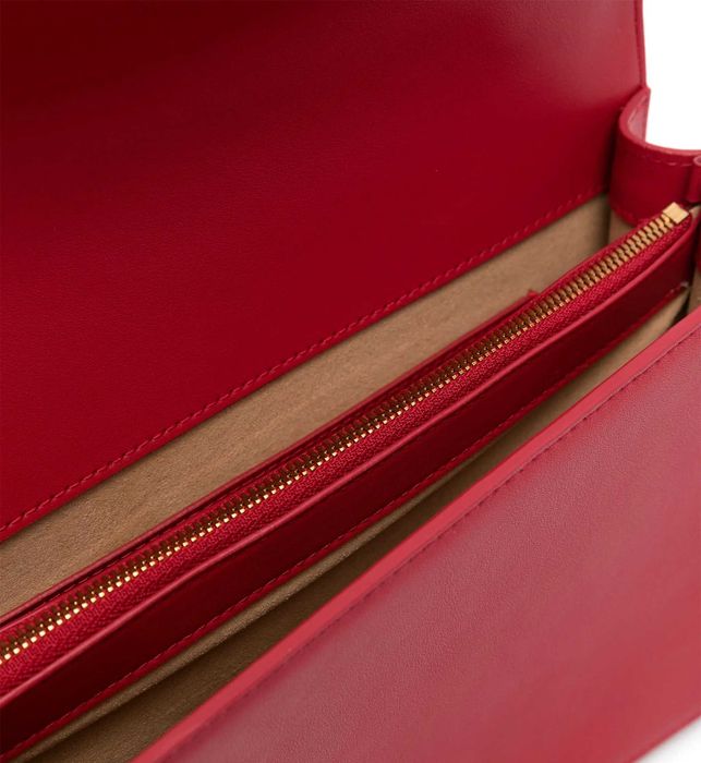 PINKO damska torebka listonoszka Love one Classic RED