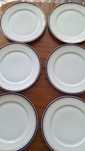 Talerze 6 szt duże płaskie porcelana 1922 r ROSENTHAL SELB-BAVARIA