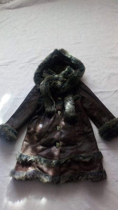 Куртка пальто парка дубленка шуба для дівчинки для девочки