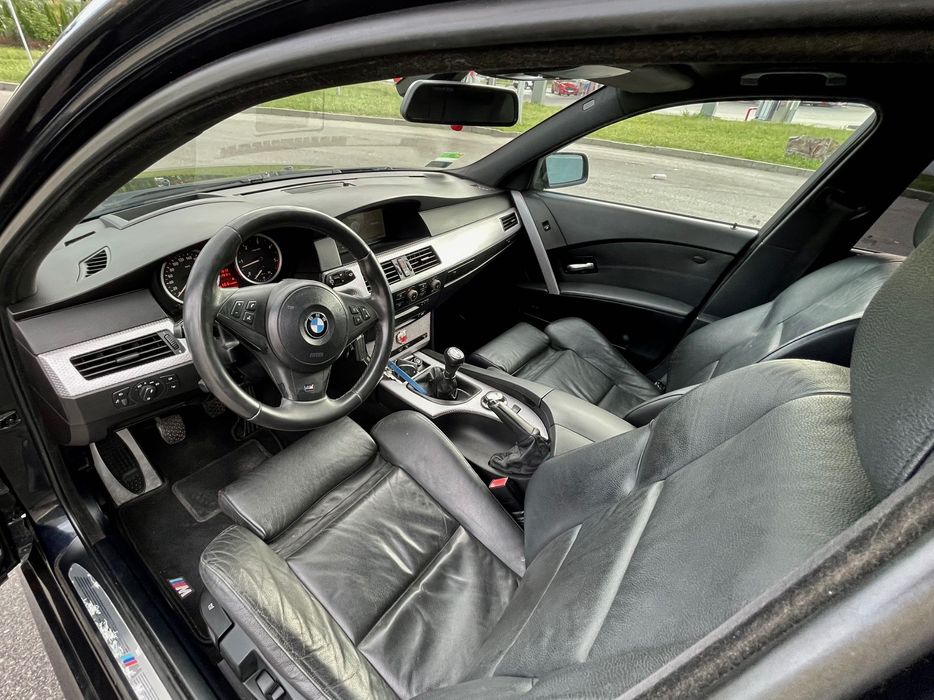 BMW E60 525D ‼️ Ori M Pakiet ‼️ ORYGINALNY LAKIER ‼️ CarbonSchwarz ‼️