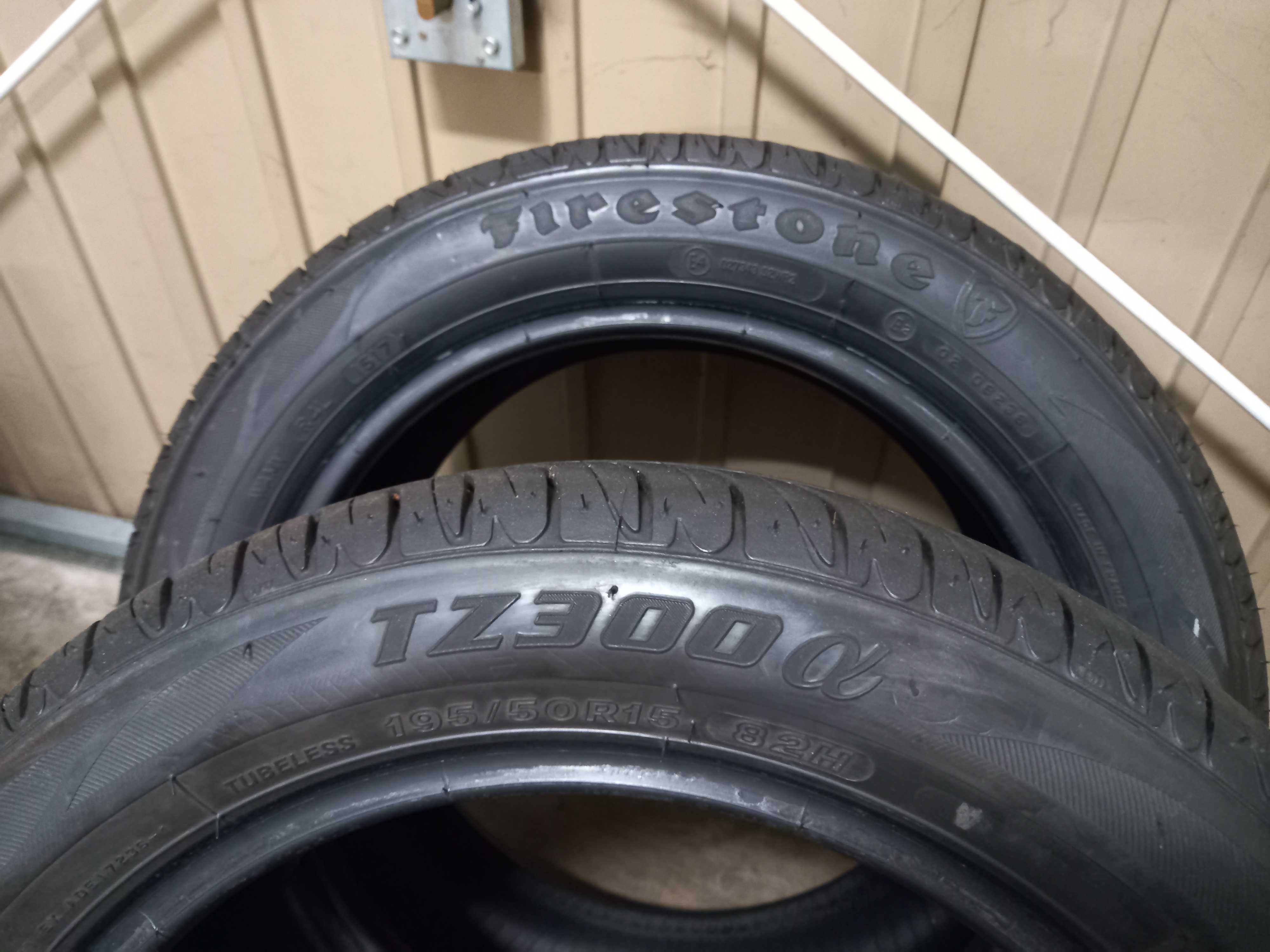 195/50 r15 7mm Firestone TZ300 opony letnie lato 2szt