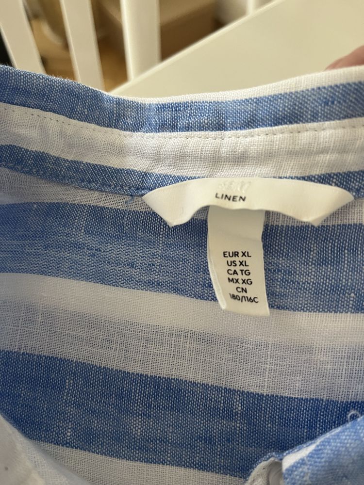 Lniana koszula H&M