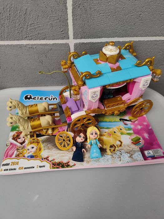 Klocki Bajkowy Świat Elefun 2614 Królewska Karoca, Enli ala Lego