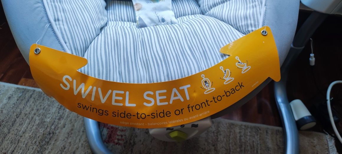 Baloiço bebé Joie Swivel NOVO