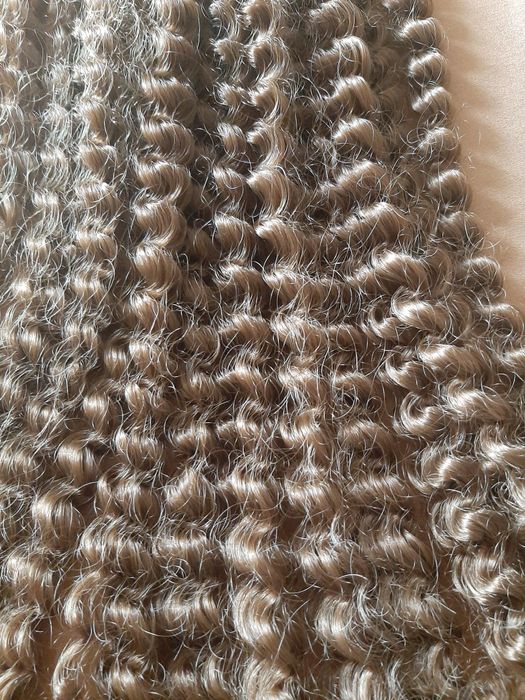 Extensões de cabelo castanho 45 cm parece natural