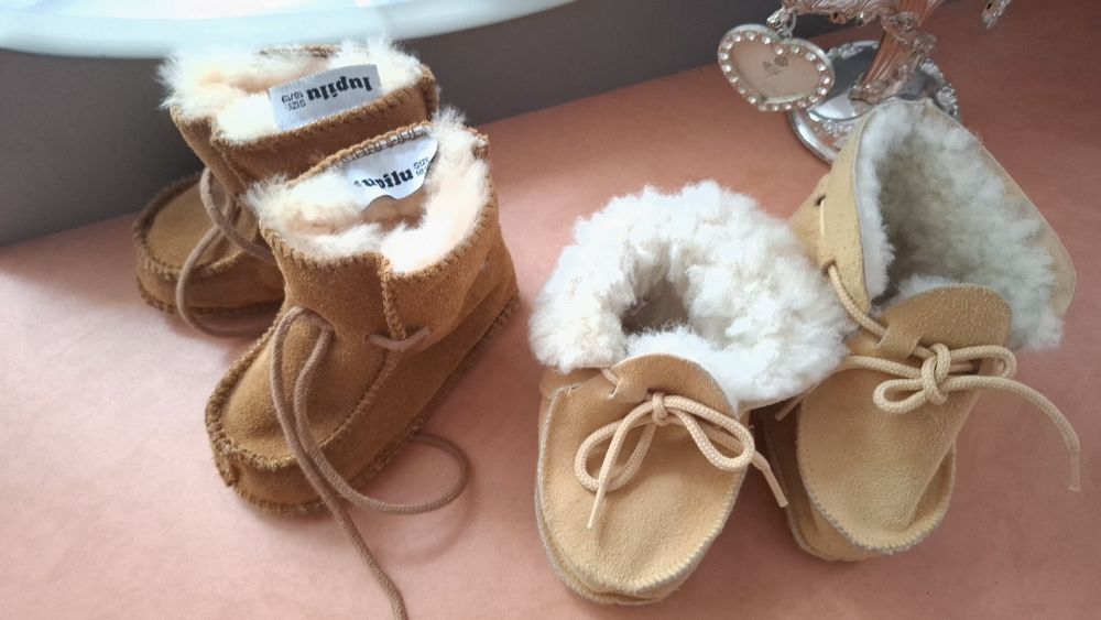 Пінетки дитячі зимові, капці теплі на овчині