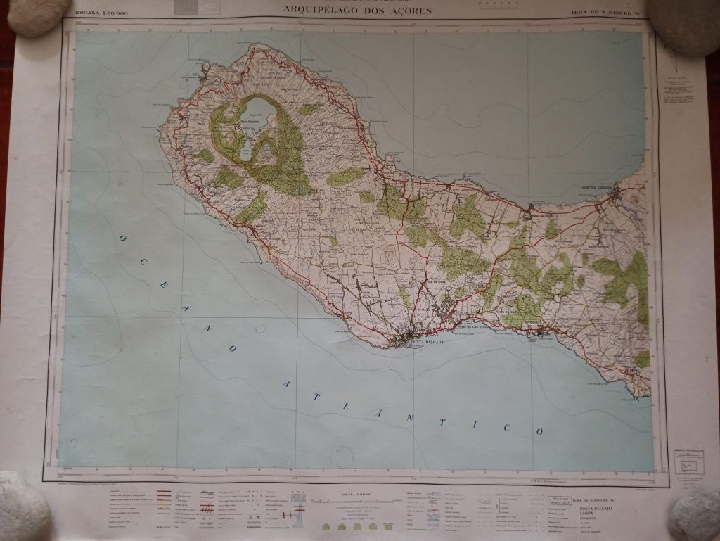 Mapas da ilha de São Miguel, Açores