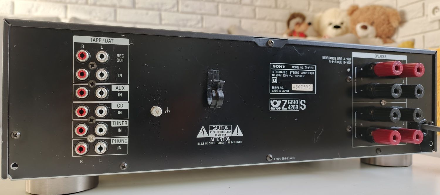 SONY TA-F170 zintegrowany wzmacniacz stereo HI-FI. Fajny stan.