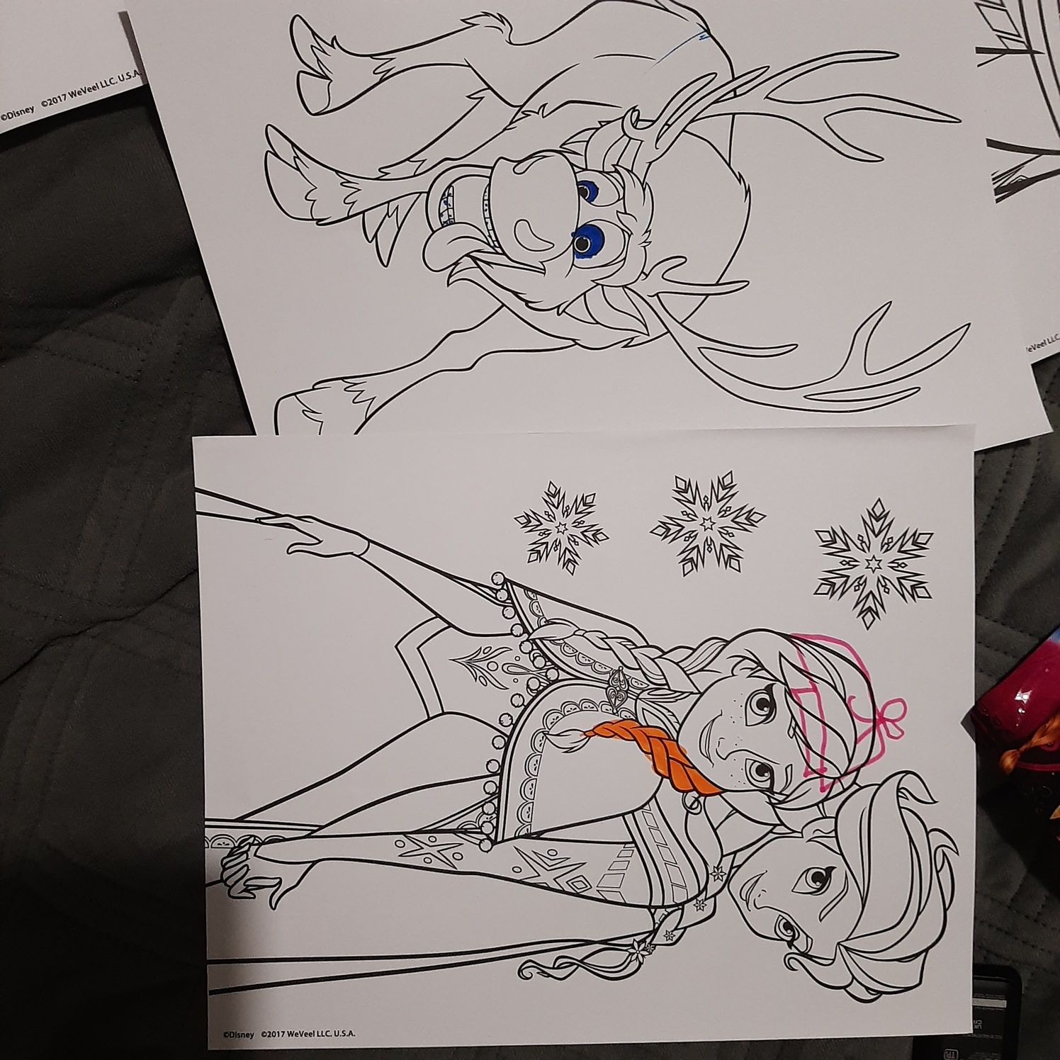 Frozen Disney kolorowanki