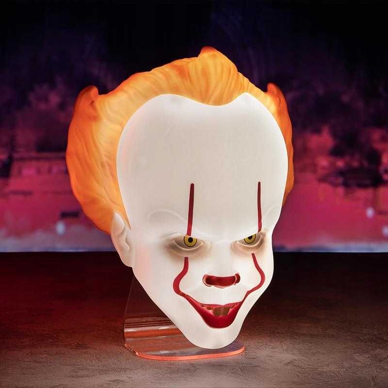 Lampka "TO" Ścienno Biurkowa  MASKA Pennywise 22 CM "IT" Nowa Poznań