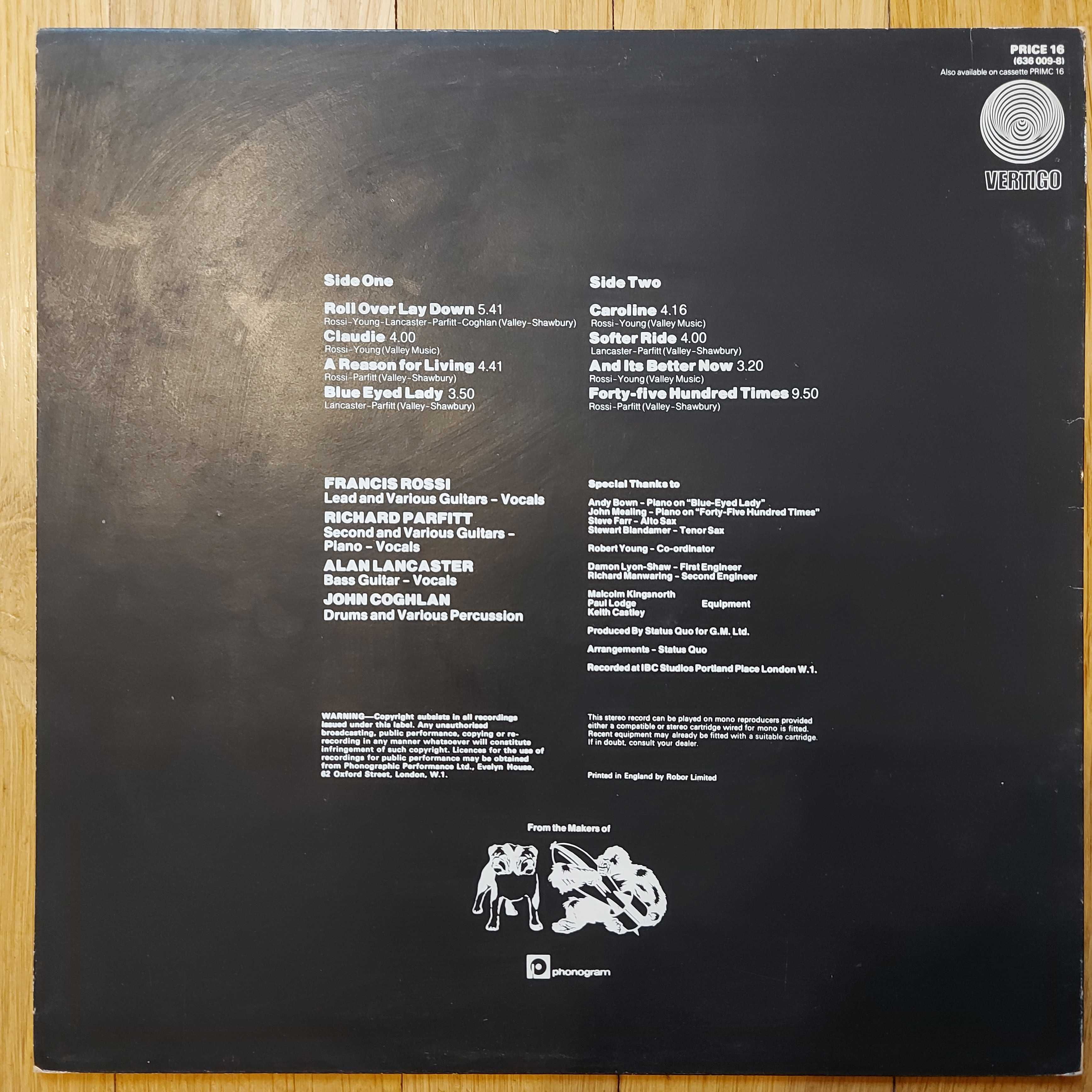 Status Quo ‎Hello UK 1983 (EX+/EX-)
