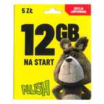 Starter Plush na kartę 5zł 6GB