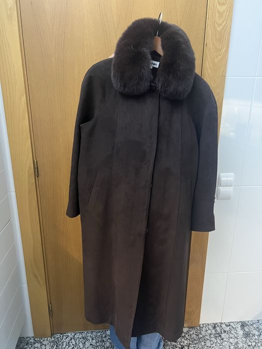 Sobretudo de homem, tam 48 ,Tecido Alcantara