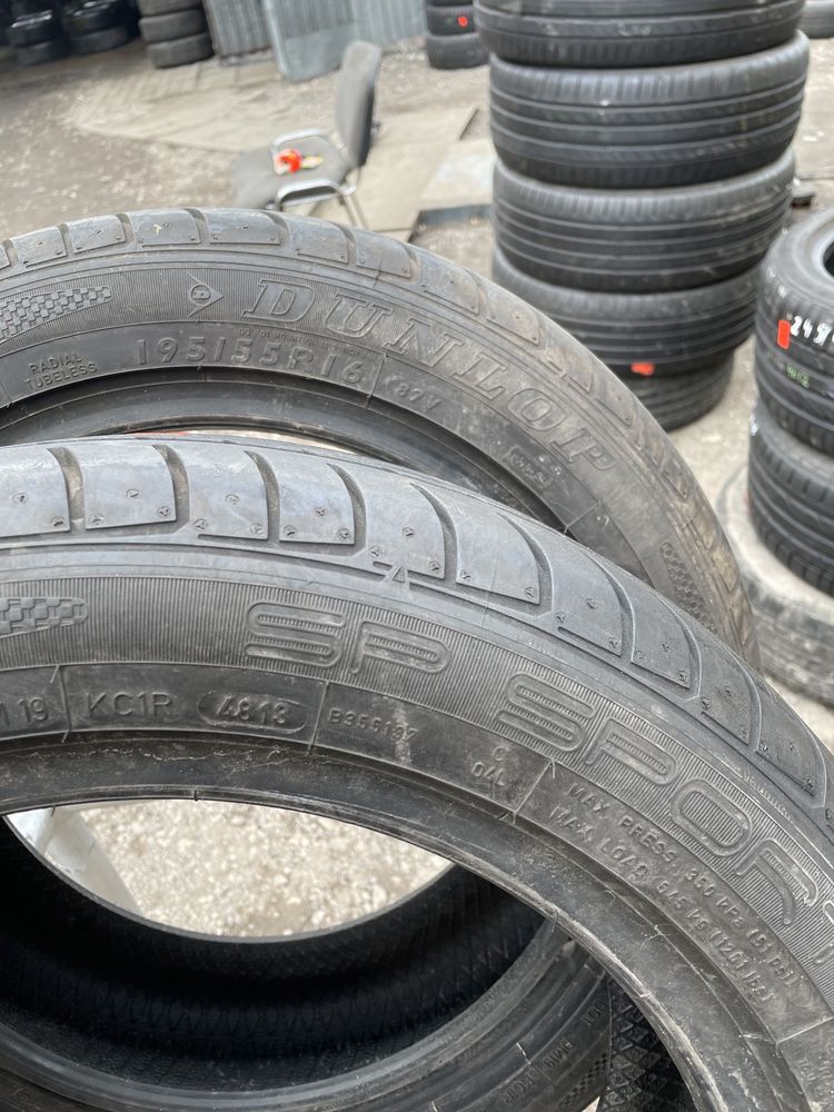 Opony letnie 195/55/16 DUNLOP 2013 MONTAŻ GRATIS WYSYŁKA 10zl!