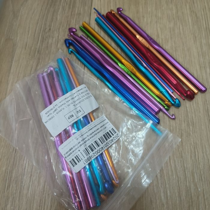 14шт набір гачків алюміній в'язання крючки для вязания крючок гачок