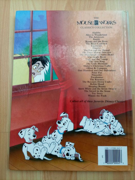 Book "101 Dalmatians"  in english - Livro em Inglês