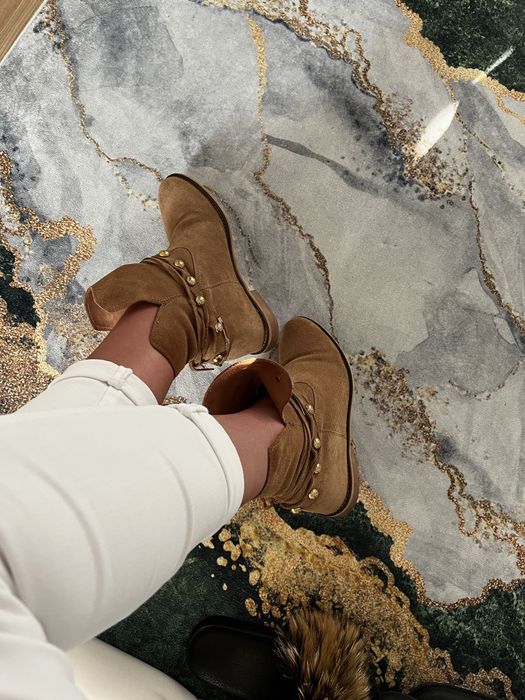 Buty botki skórzane 37 Bocci