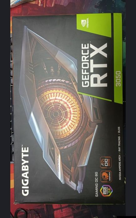 Відеокарта Gigabyte RTX 3050 gaming oc БЕЗ ТОРГУ