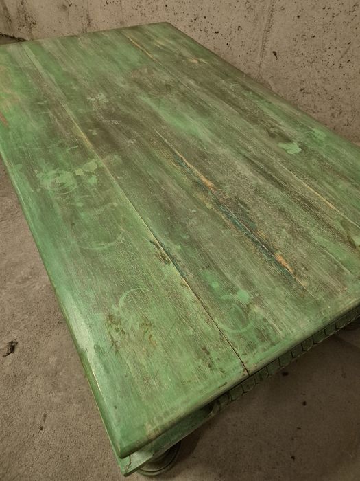 Ława stolik drewniany kawoway kolonialny